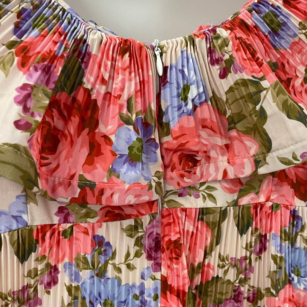 Tuckernuck Beulah Style M Rita Dress Floral Pleated - Picture 9 of 10